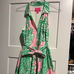 Lily Pullitzer Size 10 Tropical Fit and Flare Dress